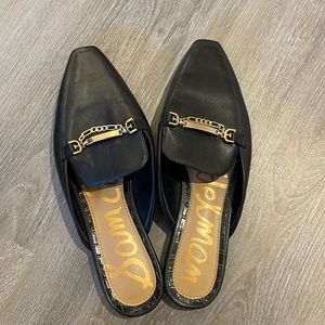 Sam Edelman black mules